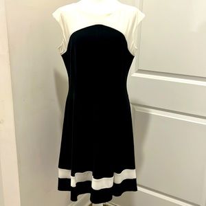 Black and White Dress by American Living. Size 12 - Great holiday dress
